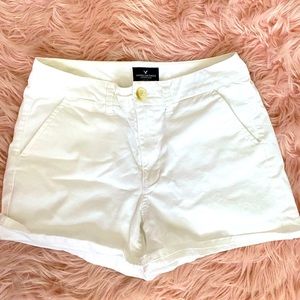 American Eagle White Shorts